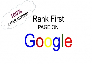I will make your website guaranteed at first page of google