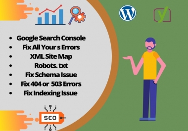 I will do index your website in google and fix google search console errors