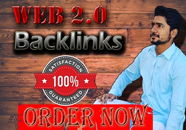 I will build 50 web 2 0 backlinks for seo ranking