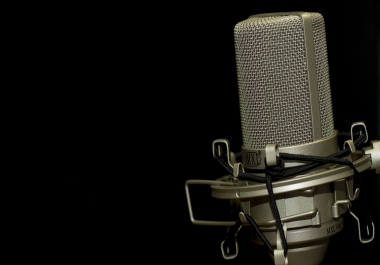 i record the best voice over today for you