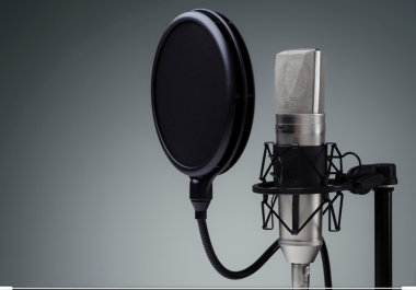 I will record a perfect voice over for you
