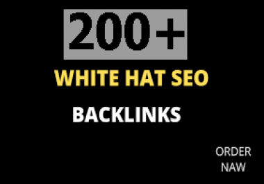 I will build 200 high quality dofollow white hat SEO backlinks