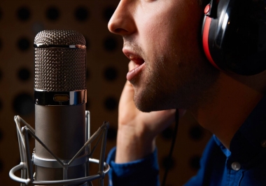 voice over With high accuracy And professionally