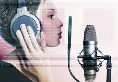 I will be your pro voice over order now and get it in 10 Hours only