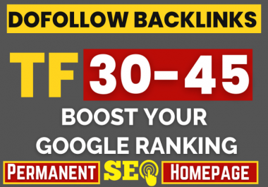 I will make high tf homepage SEO backlinks