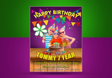 I Will Design Amazing Event Flyer or Poster