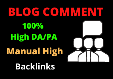 100 Blog Comments High Authority Unique content link building permanent backlinks