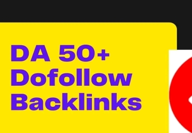 I will high quality 50 dofollow SEO backlinks high da authority white hat link building.