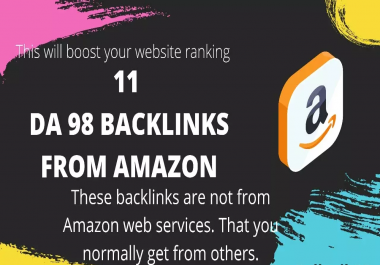 11 High DA Backlink From Amazon For SEO Link Building