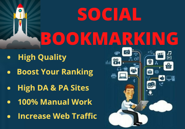 Manually Create 25 Social bookmarking Live Backlinks for google rank