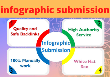 Manually 20 infographic submission on high authority websites permanent backlinks
