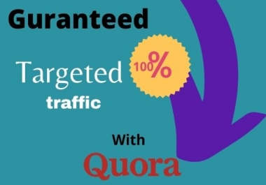 I will Give you 20 Guaranteed Quora Answer posting