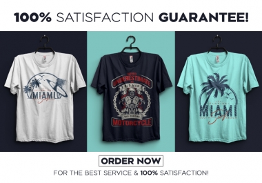 I will create custom t-shirt design within 12 hr