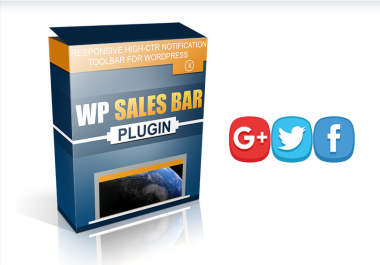 WP Sales Bar Plugin &ndash Get it and make money FAST