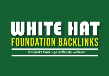 50 SEO backlinks white hat manual link building service
