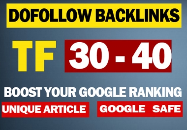 I will create tf backlinks for strong offpage seo