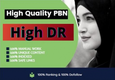 Build 10 High DR Dofollow Homepage PBN Backlink