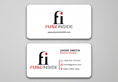 I will do professional and eye catching business card design