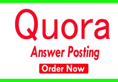 promote your website with 10 highly Quora answer with backlinks & URL