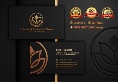 Get awesome double sided digital premium BUSINESS CARD DESIGN
