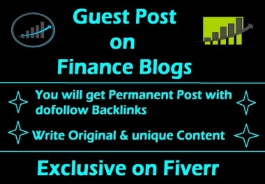 I will do guest post on my da38 finance blog