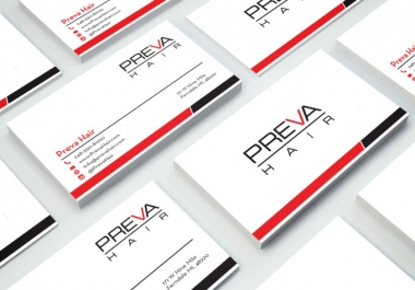 I will design a minimalistic business card for you