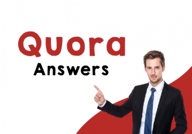 Guaranteed Offer Niche Relevant 20 Quora Answers with clickable backlinks
