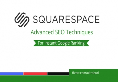 I will do complete squarespace SEO for google ranking