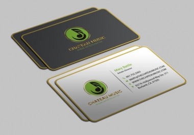 I will do luxury business card for you