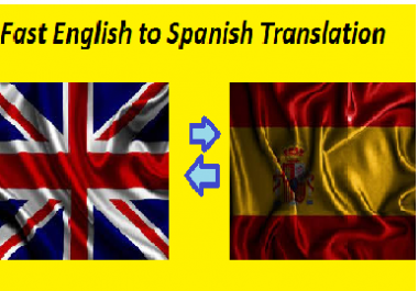 I will translate any 1000 words to English,  Spanish or German.
