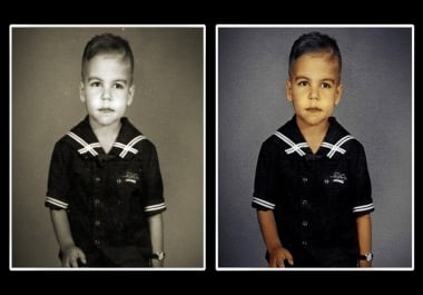 Colorize any black and white photo or image