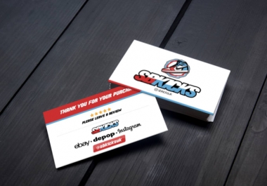I will make a business card for your footwear or sneaker store