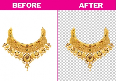 You will get a background removal service for your product images
