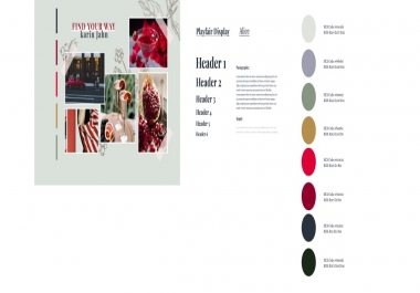 I will create your brand color palatte