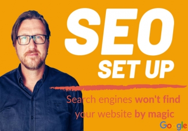 I will set up google analytics,  search console,  XML sitemap and conversions