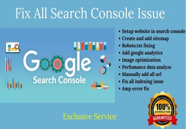 I will index your website in google search console