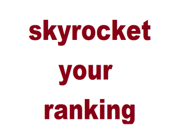 I will skyrocket your rankings with high quality SEO backlinks