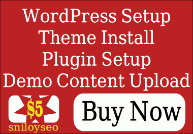 Setup WordPress,  Install premium or free theme,  Setup Plugin,  Upload demo content