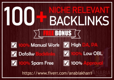 i will create 100+ high quality niche relevant dofollow manual comment backlinks high da pa