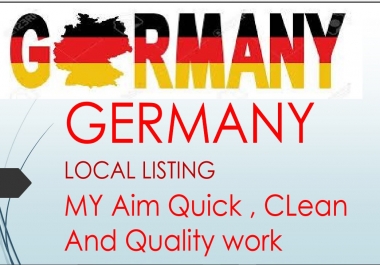 I will do 200 german SEO listings for search engine optimization
