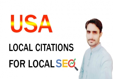 I will 300 USA local citations usa local listing for google my business ranking