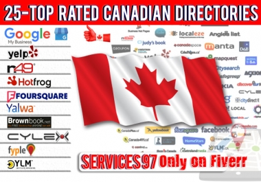 I will add ca business in top canada directory and local citations