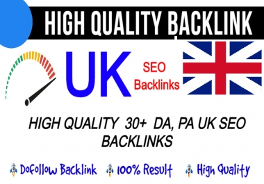 I will make 21 permanent UK backlinks with high da sites