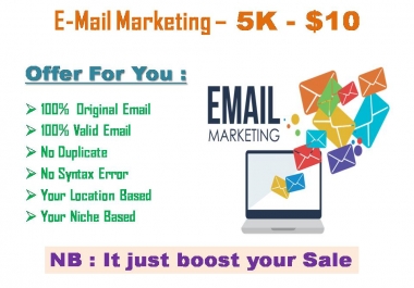 I Will Provide Active Email List