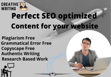 I will write SEO optimized 1500 words content for your website or blogs