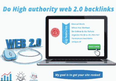 I will build 100 plus super Web 2.0 backlinks