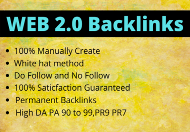 I Will do 55 High DA PA 2.0 backlinks for your website