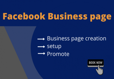 I will setup SEO Facebook business page,  setup,  manage and optimize