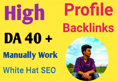 I will create high authority profile backlinks 115