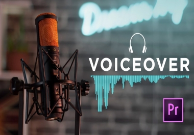 Voice Over is a voice you see.I have the skill of voiceover in English,  French or Arabic.